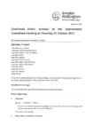  Confirmed Public minutes of the Environment Committee meeting 21 October 2021 preview