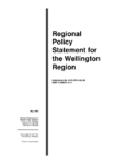 Regional Policy Statement for the Wellington Region preview