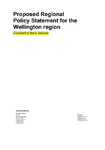 Proposed Regional Policy Statement for the Wellington region Consent orders version preview