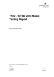 Technical Note 12 - WTSM 2013 Model Testing Report preview