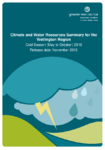 Climate and Water Resources Summary for the Wellington Region Cold Season (May to October) 2016 preview