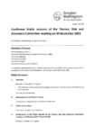 Signed Public minutes of the Finance, Risk and Assurance Committee meeting on 30 November 2021 preview