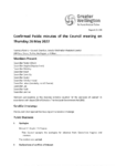 Confirmed Public minutes of the Council meeting on Thursday 26 May 2022 preview