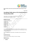 Unconfirmed Public minutes of the Council meeting on 30 June 2022 preview