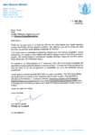 Letter from Min Brown - response to Funding Prioritisation for Key Wellington Transport Corridors letter from Chair Ponter preview